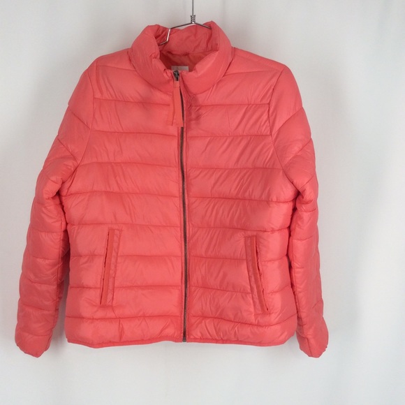 Stylus Jackets \u0026 Coats | Stylus Puffer Jacket Salmon Size L | Color: Red | Size: L | Rbabb's Closet